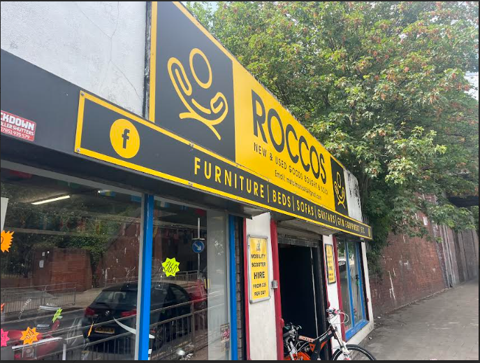 Roccos shop front