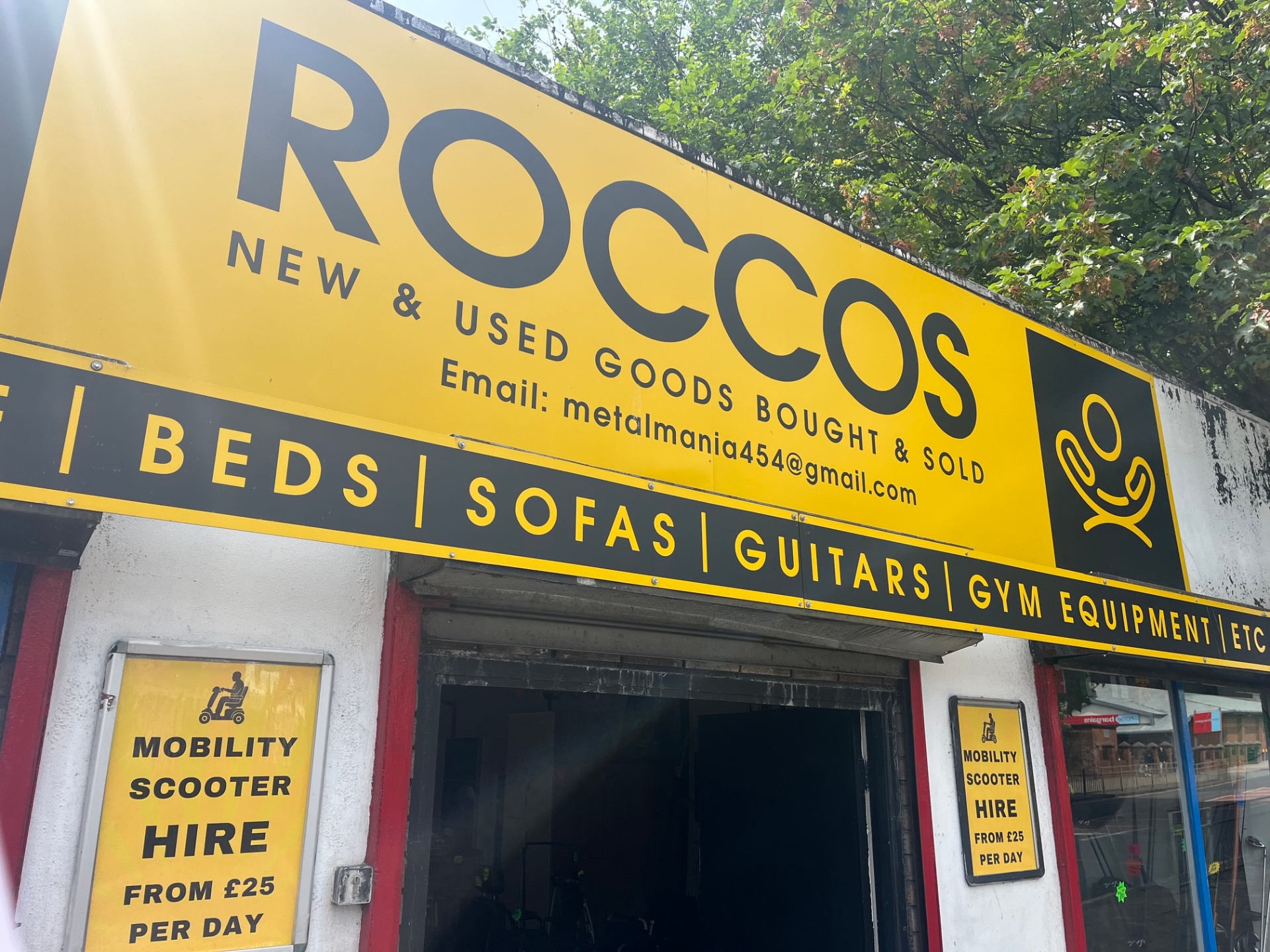 Roccos storefront in Litherland
